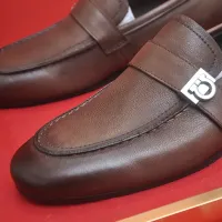 $100.00 USD Salvatore Ferragamo Leather Shoes For Men #1481307