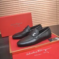 $100.00 USD Salvatore Ferragamo Leather Shoes For Men #1481310